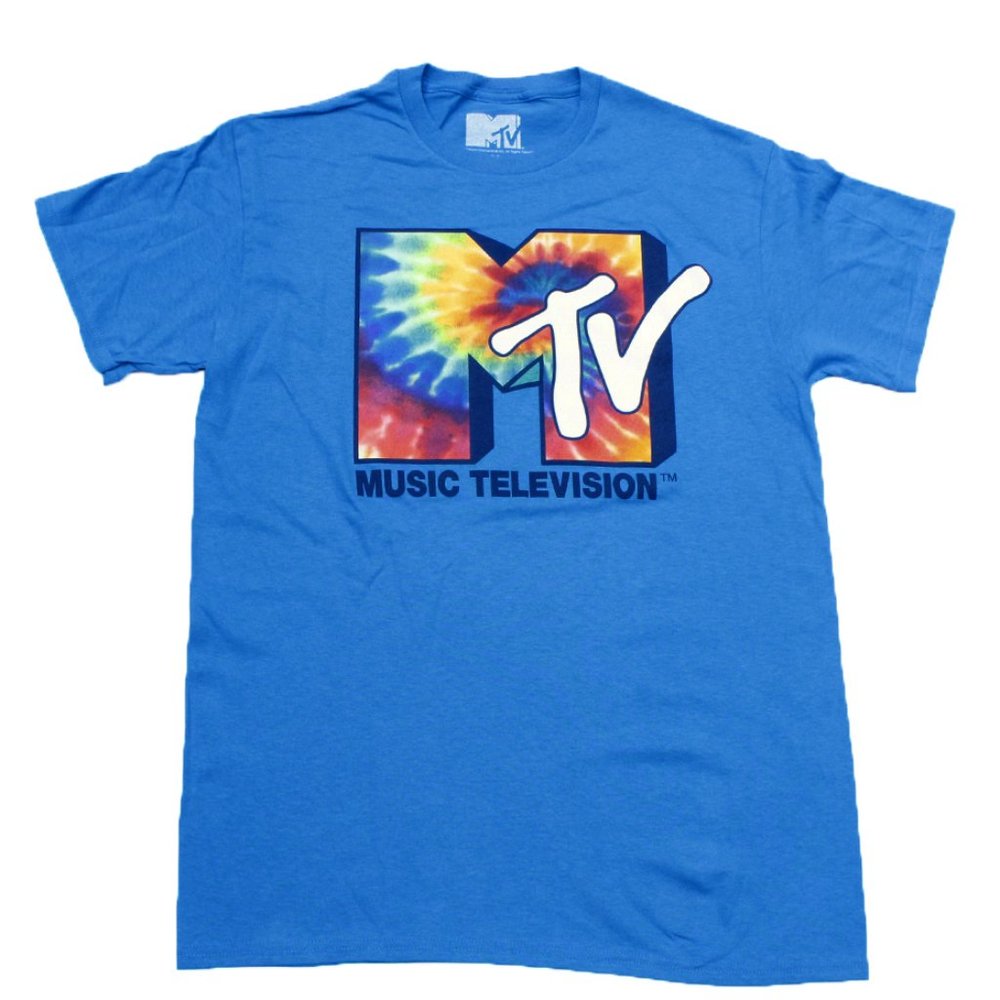 MTV Vintage Retro Tie Dye TV Show Men's T-Shirt